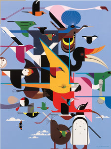 Charley Harper - Wings of the World - 300 Piece Jigsaw Puzzle